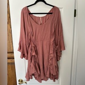 Free People- Beautiful Rose Bohemian Dress